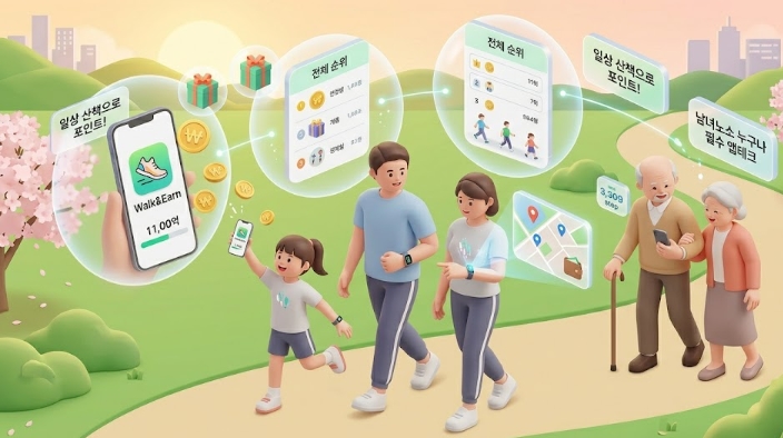 만보기 앱 다운로드 설치 및 이용방법