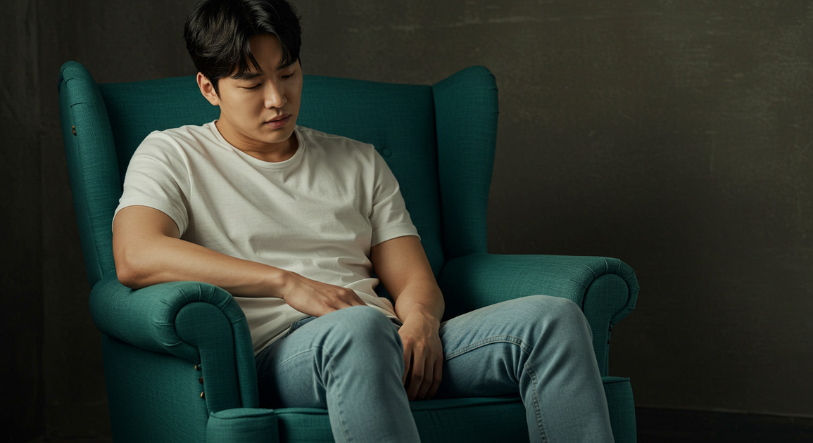 만성피로한 남성의 이미지