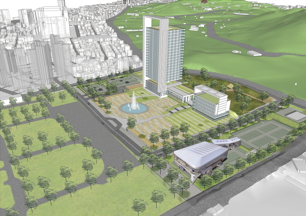대구시 신청사 조감도,대구시
