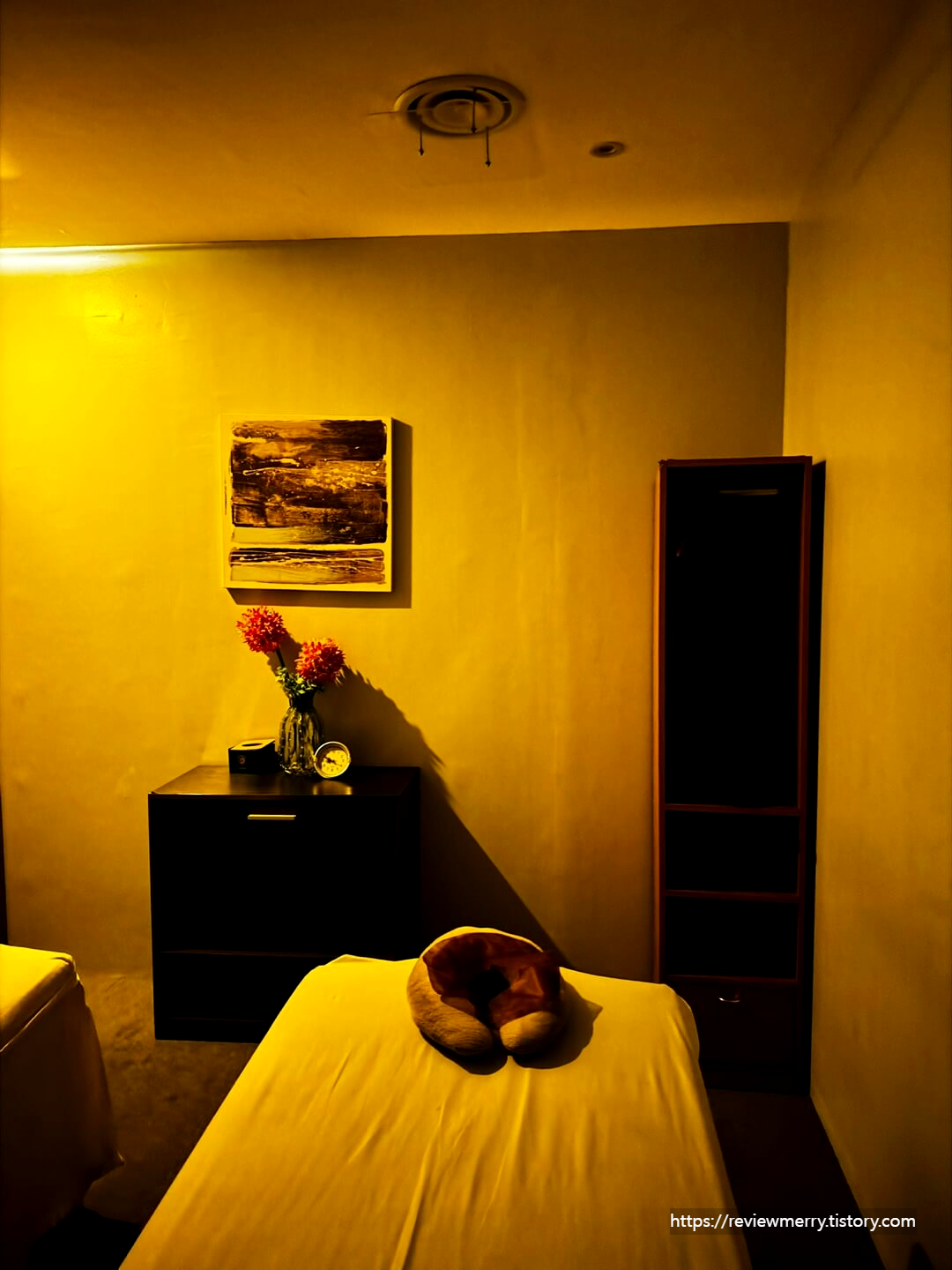 커플룸 내부 사물함