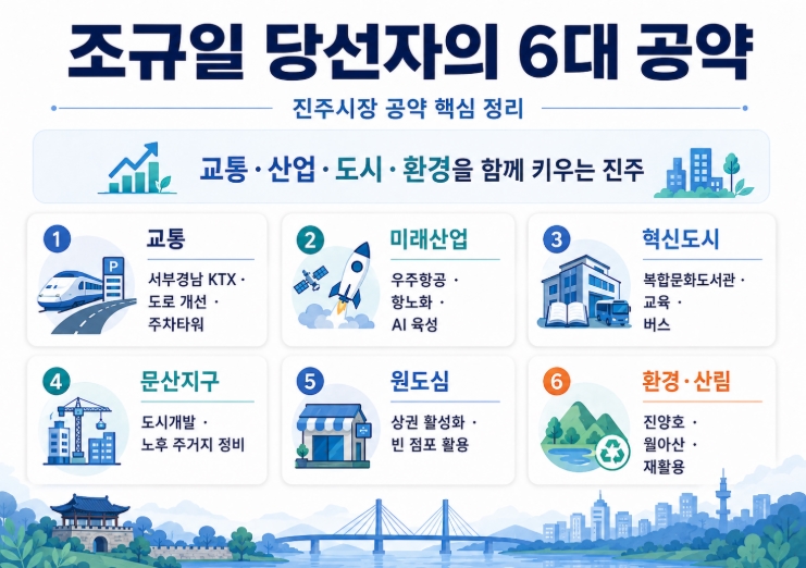 진주시장 당선자 조규일 프로필 공약 총정리