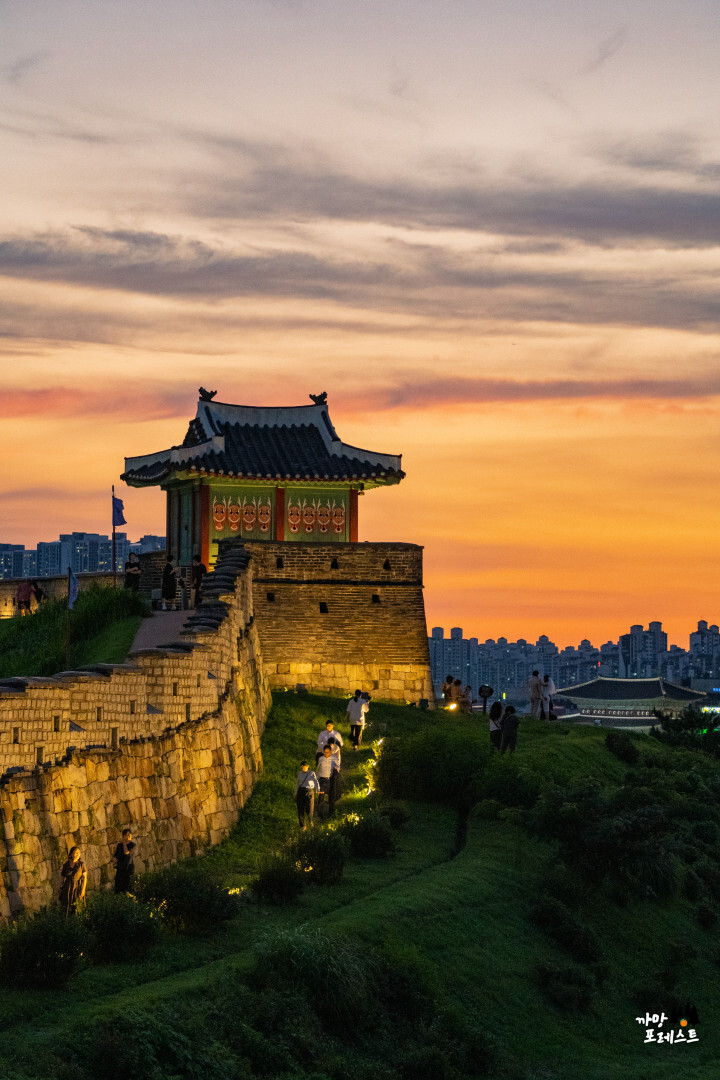 수원 동북포루 일몰