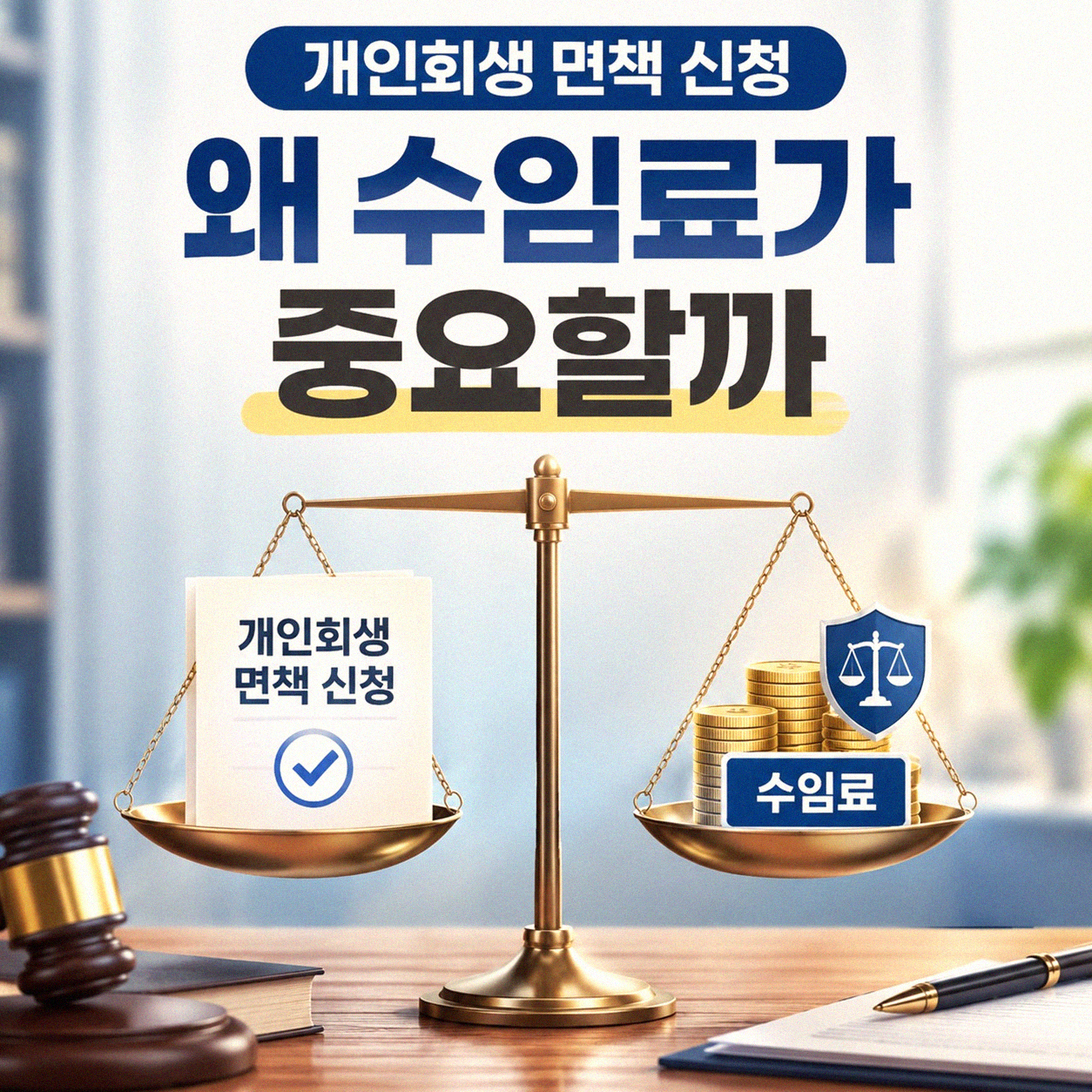 5년 넘은 신용불량, 개인회생 면책 신청 수임료, 얼마가 적당할까?