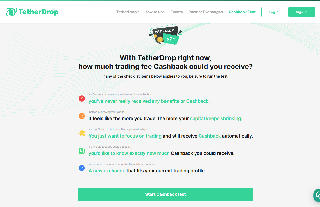 CashBack Test