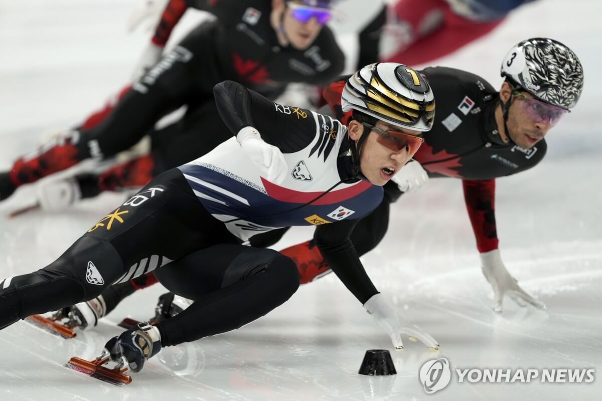 쇼트트랙 4차 월드투어 한국 금메달