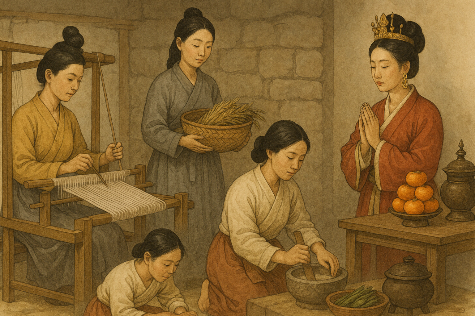 고구려 여성의 사회적 지위 관련 이미지