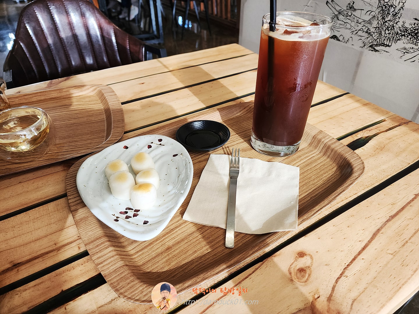 아이스아메리카노&#44; 가래떡
