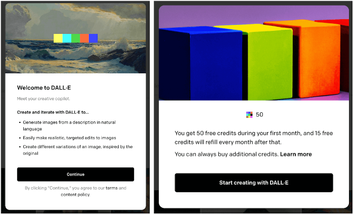 인공지능(AI)으로 그림 그리기 - DALL-E 2 가입 3