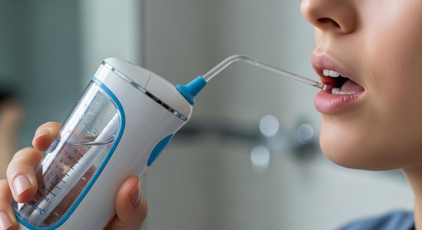 약한 수압 구강세정기 1달 사용 후기