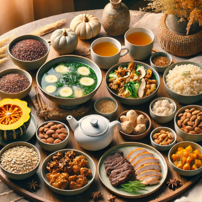 테이블-위의-산후조리에-좋은-음식들