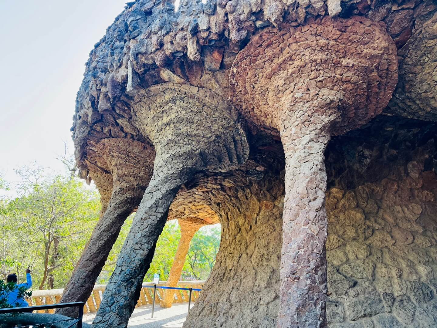 구엘공원 돌기둥