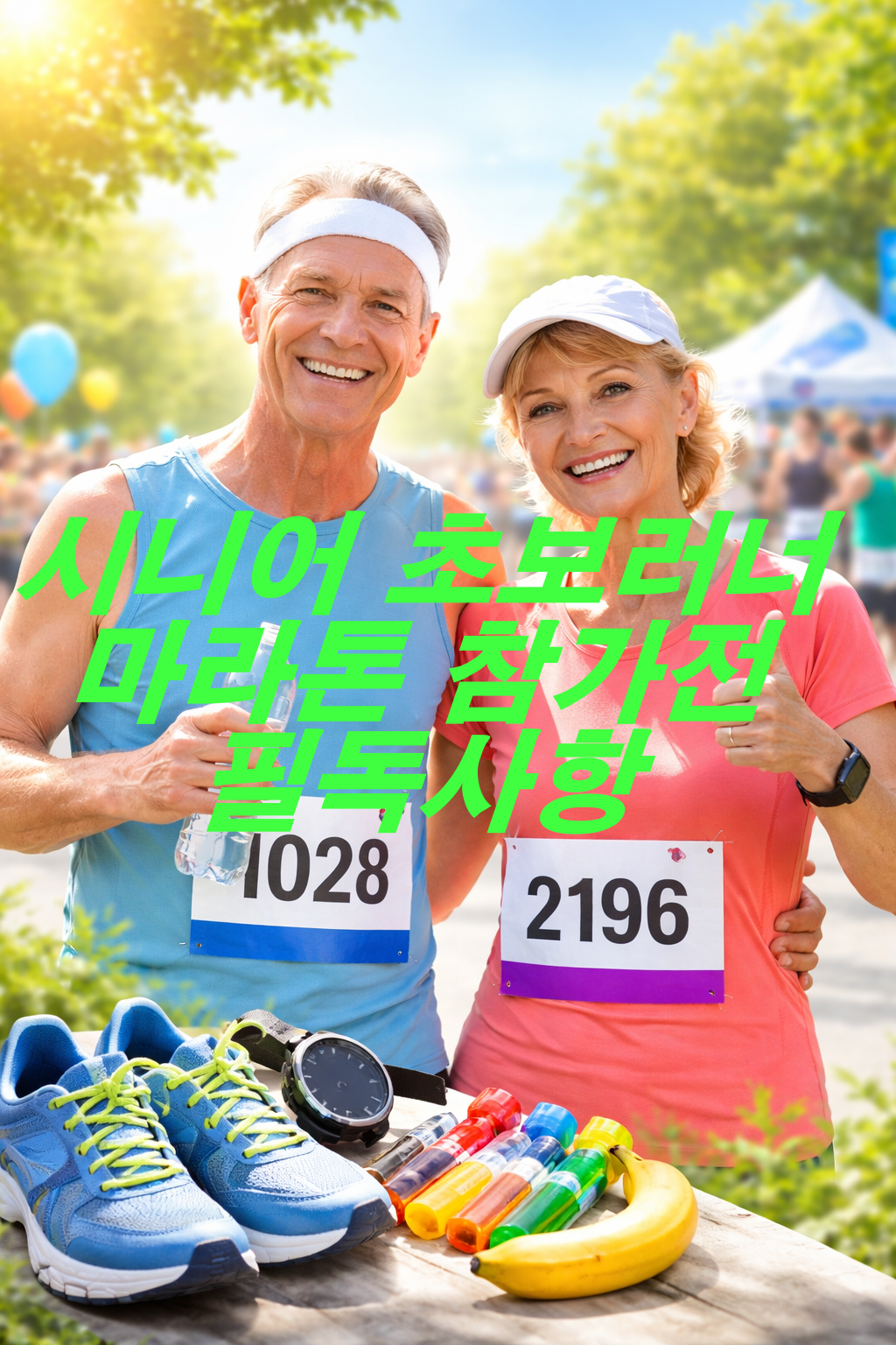 시니어 초보 러너, 마라톤 참가 전 반드시 확인해야 할 주의사항