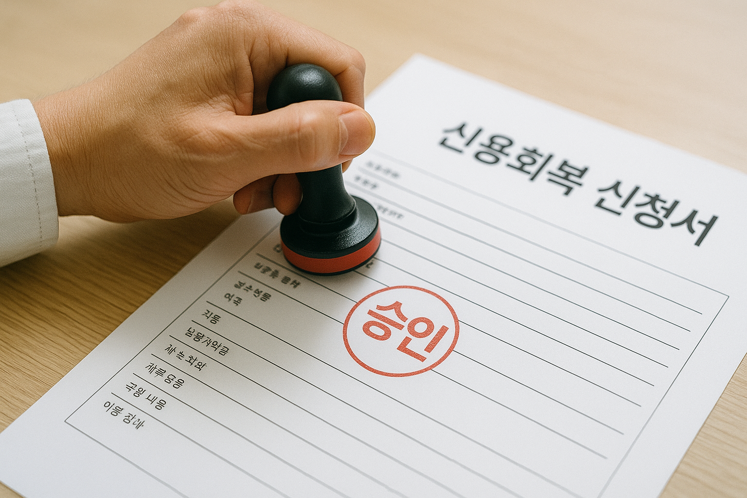 2025년 신용회복 대상자 조회