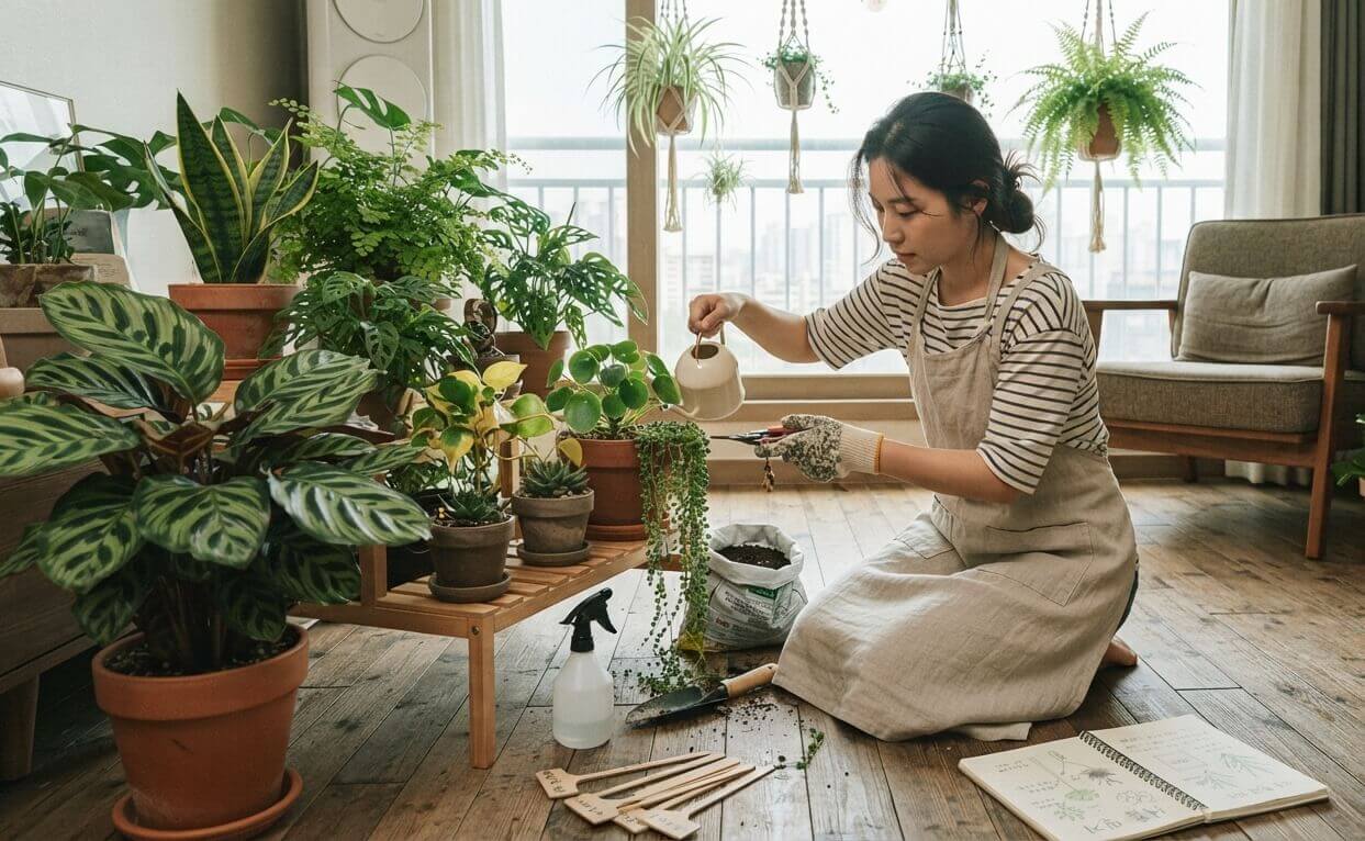 반려 식물 돌보기 정보 공유