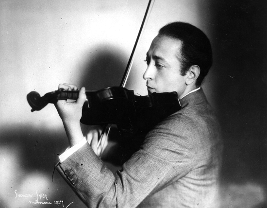 1920년대의 야샤 하이페츠의 모습