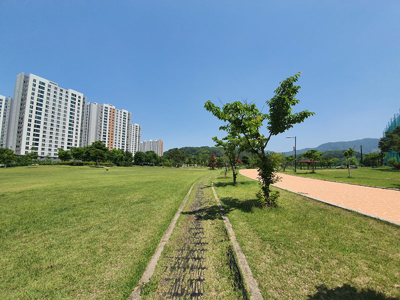 충청북도 청주 호미골파크골프장 소개