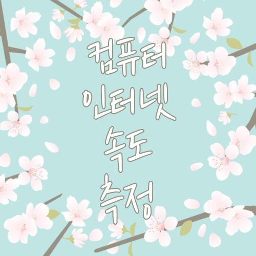 컴퓨터 인터넷 속도 측정