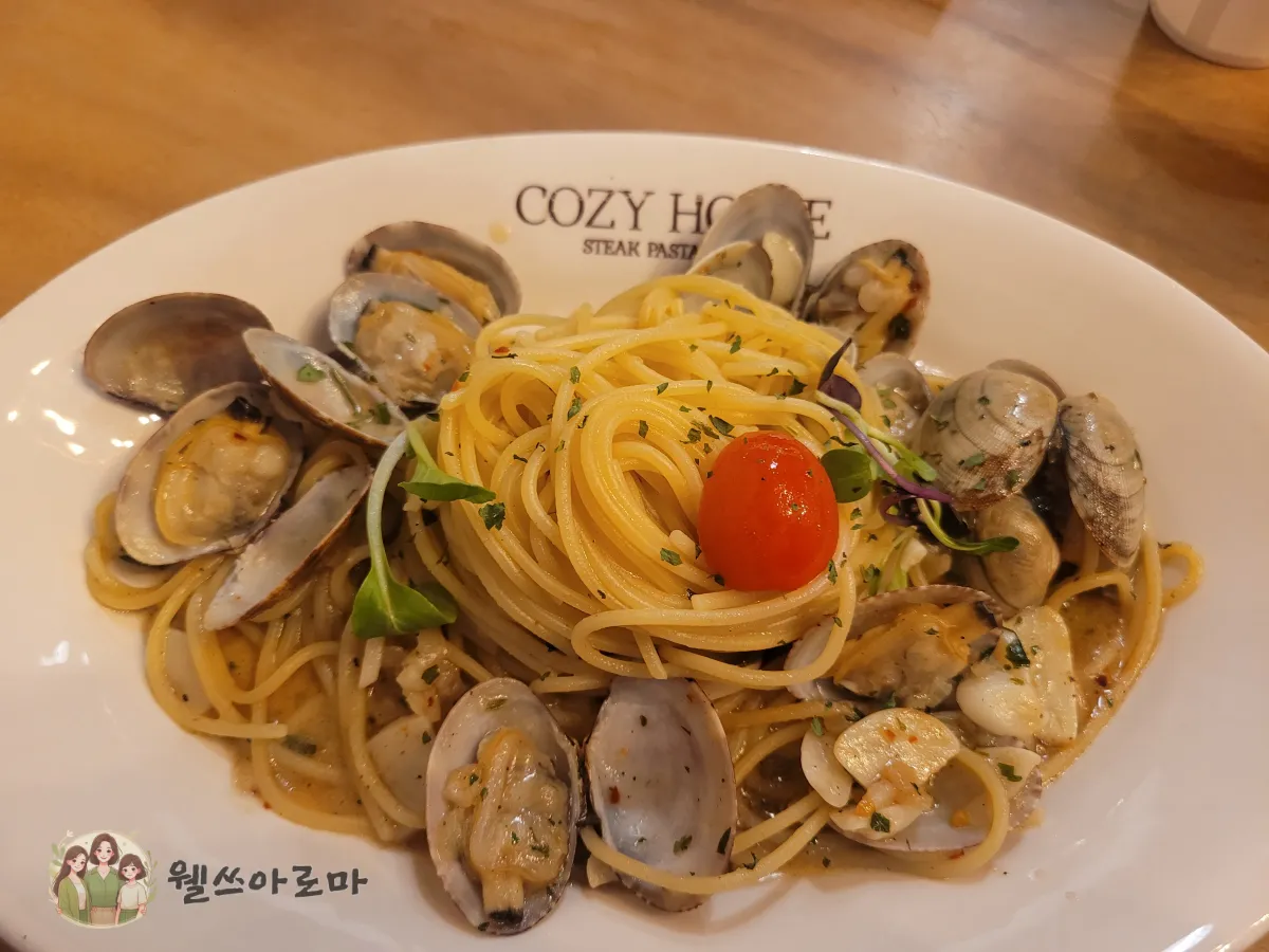 코지하우스정관점-봉골레파스타-내가찍은사진