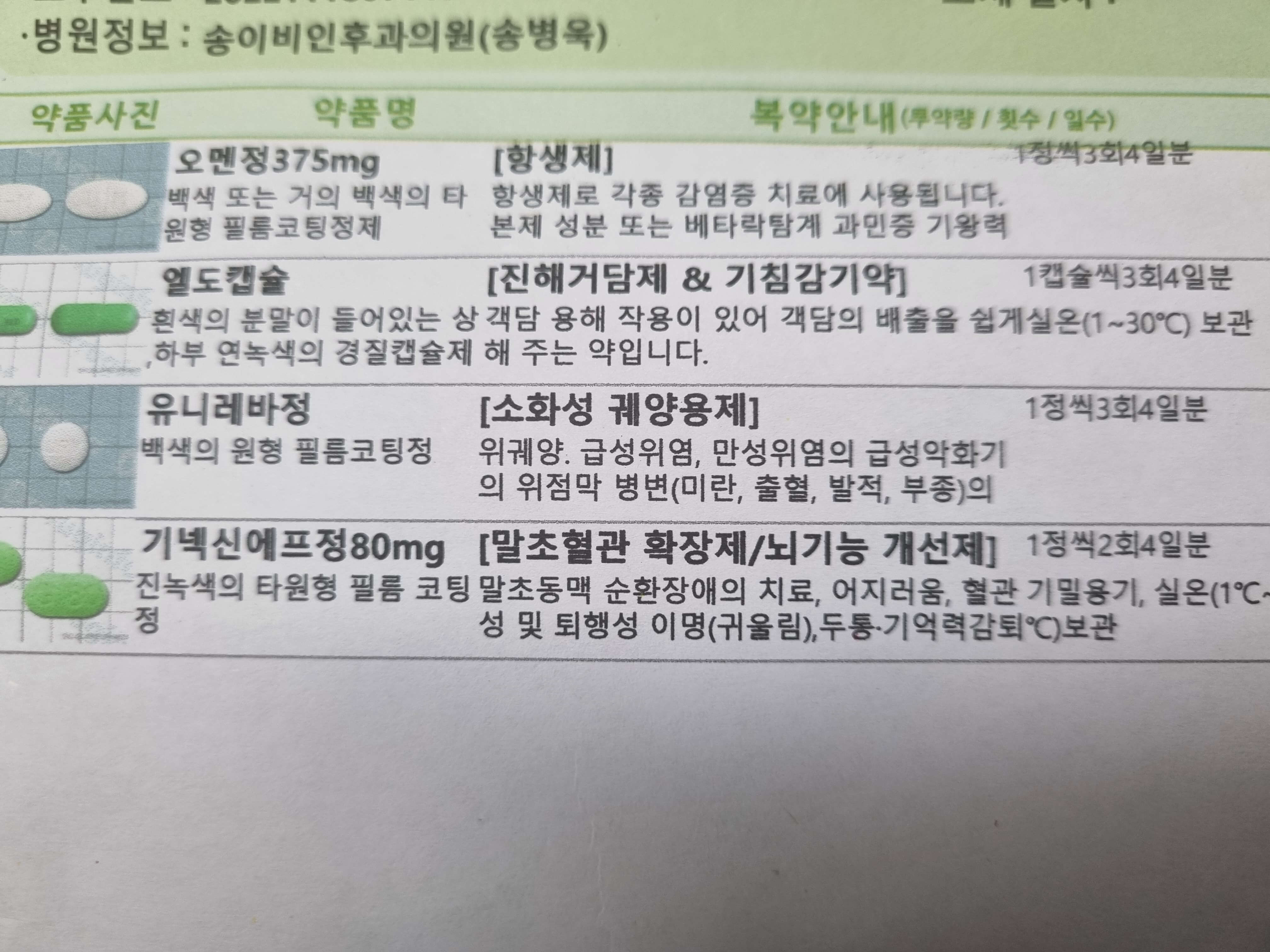 침샘 이명약