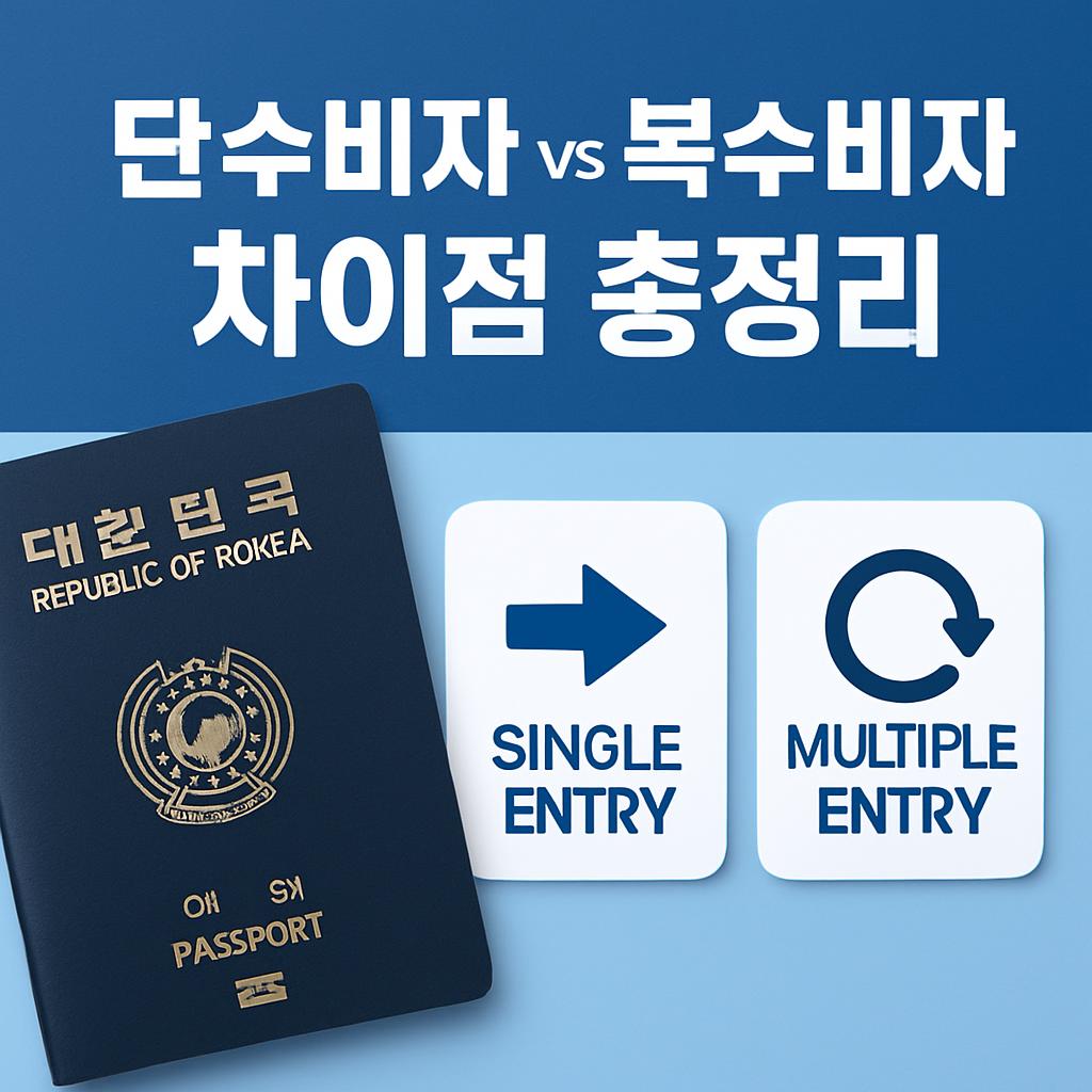 단수비자·복수비자 차이