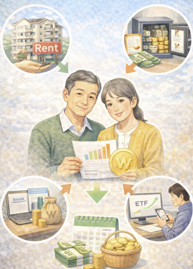 은퇴자 인기 재테크 방법 총정리|안전형부터 월현금흐름까지, 현실적으로 굴리는 법 관련 사진