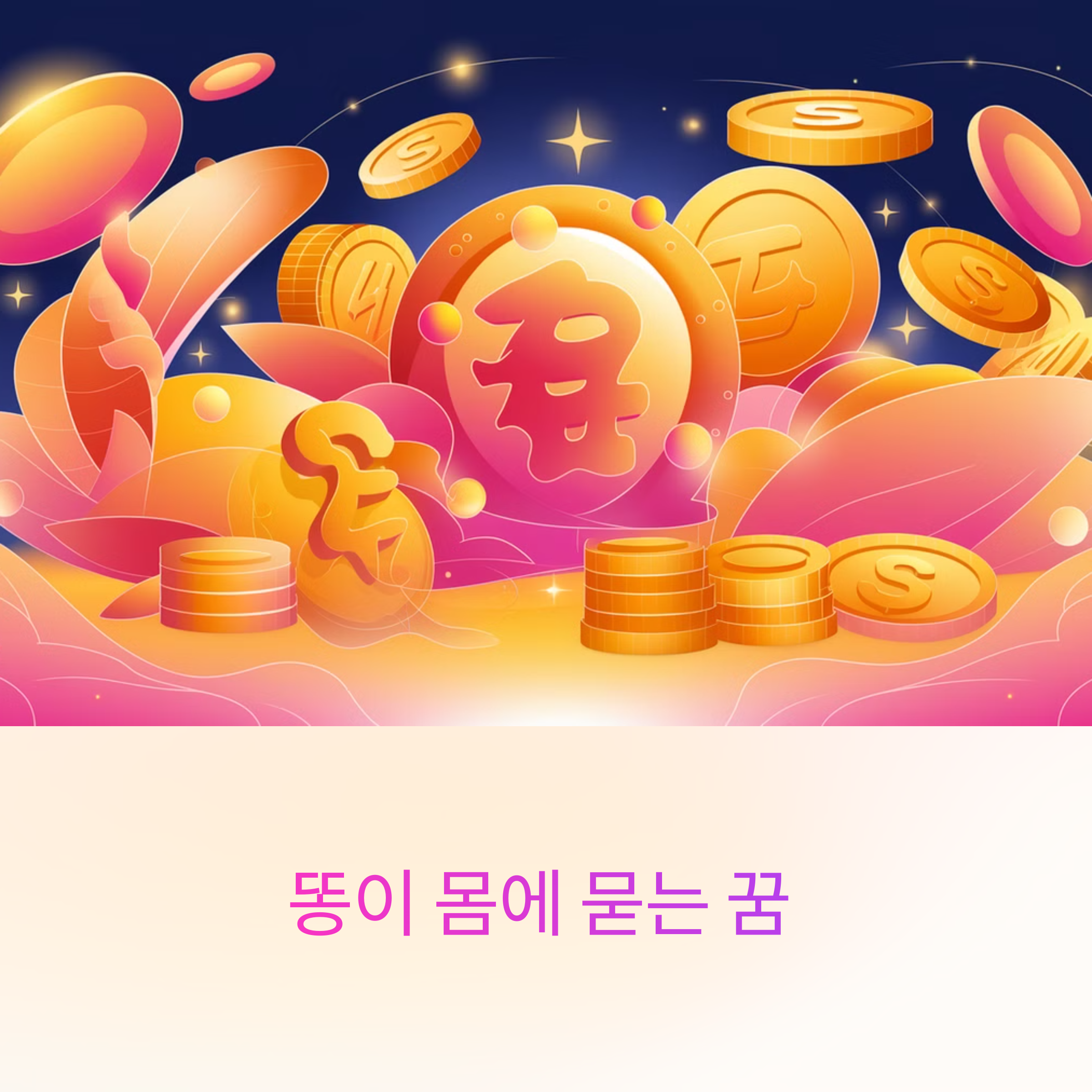 똥이 몸에 묻는 꿈