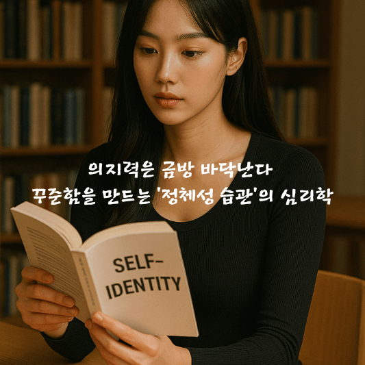 정체성습관, identitybasedhabits, 제임스클리어, 습관심리, 꾸준함, 환경설계, 행동심리학, 마이크로습관, 습관형성, 자기정체성