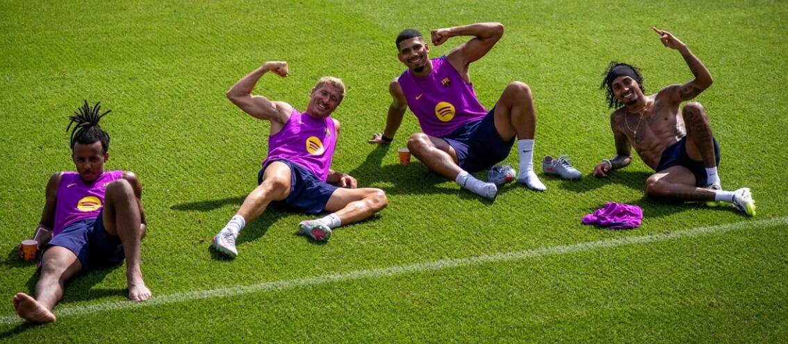 FC 바르셀로나 한지 플릭 감독 야말 vs 린가드