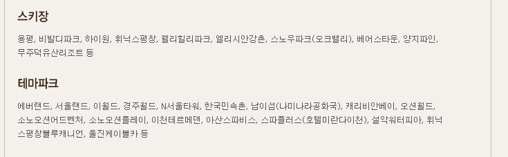 국민관광상품권 사용처 업종