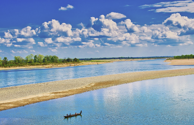 화창한 날씨를 표현한 사진