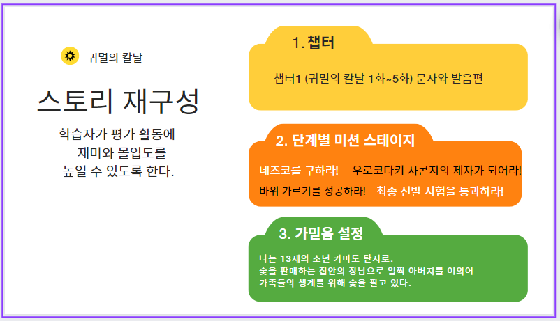 스토리 재구성