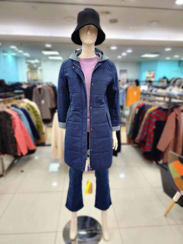 올리비아로렌 SH02 봄 후드탈착 롱 점퍼 VVBKAYS1261