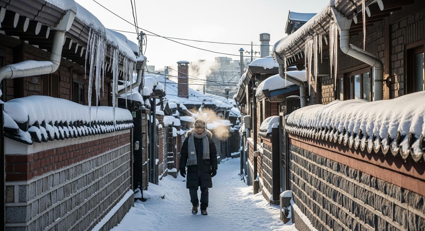 한국 겨울 온도