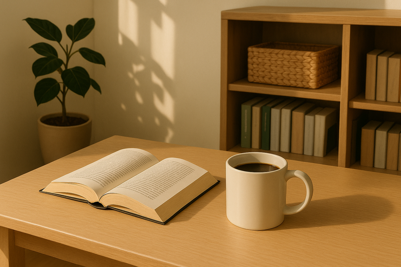 &lt;img src=&quot;A_traditional_still_life_oil_painting_depicts_a_su.png&quot; alt=&quot;AI가 생성한 삽화 - 햇살 속 책상 위에 펼쳐진 책과 흰 머그잔, 따뜻한 독서 분위기&quot;&gt;
