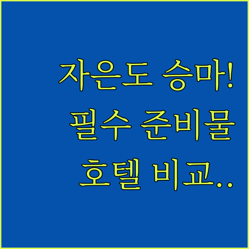 자은도 해변 승마 안전 교육 복장 준..