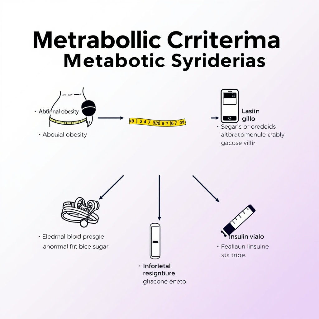 대사증후군 자가진단테스트 5가지 항목