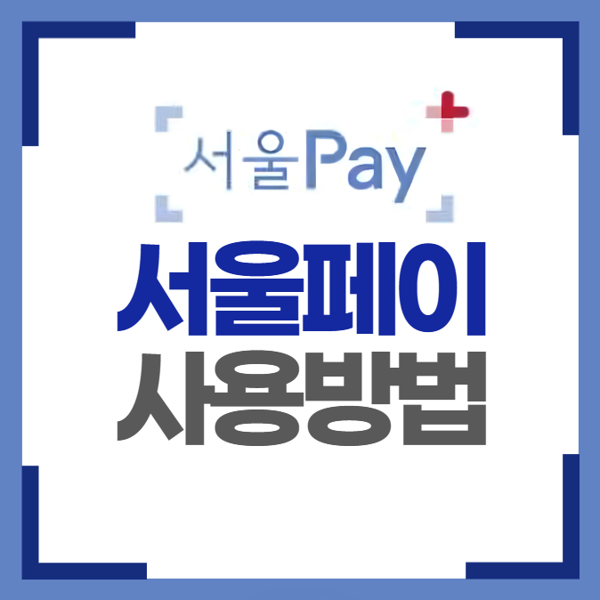 서울페이머니 사용방법 (서울Pay+앱, 포인트 전환, 사용처)