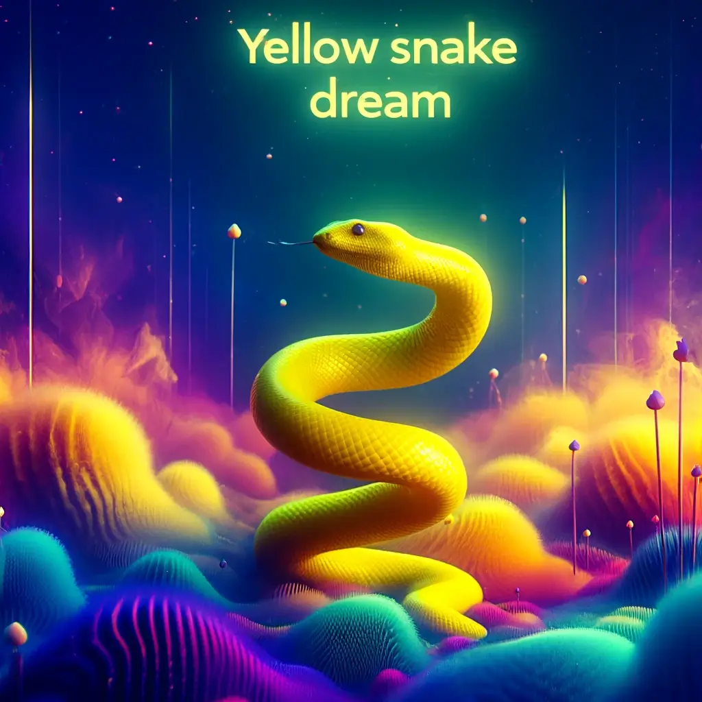 노란뱀 꿈 해몽