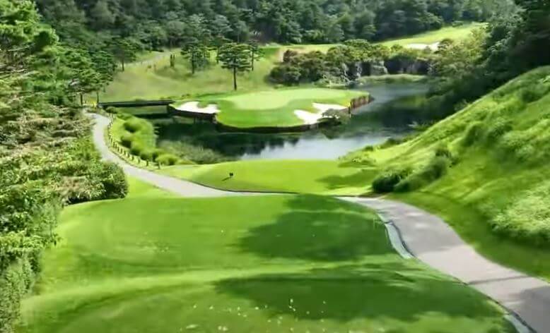 사우스 스프링스CC 레이크 코스 시그니처 8번홀 사진