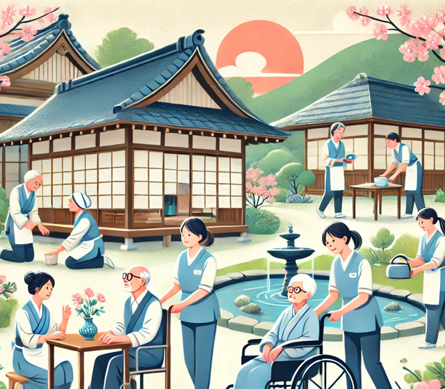 일본의 노인 돌봄 복지의 모습