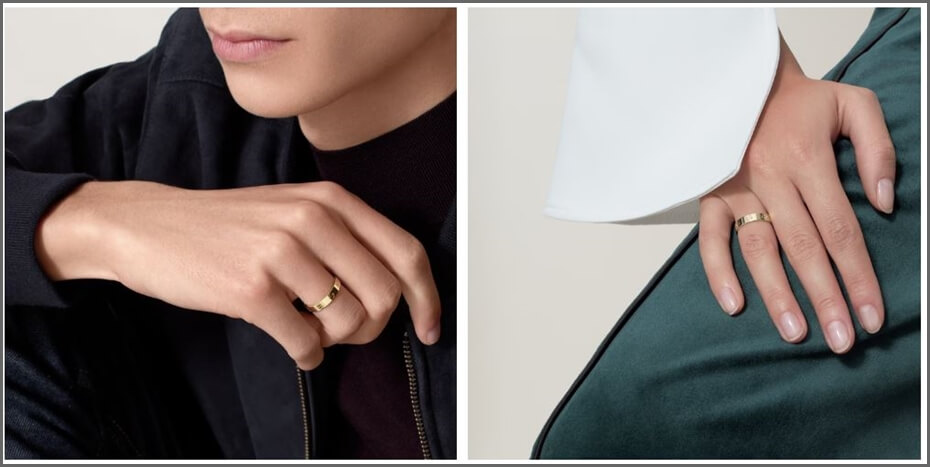 소크기 웨딩링 골드링