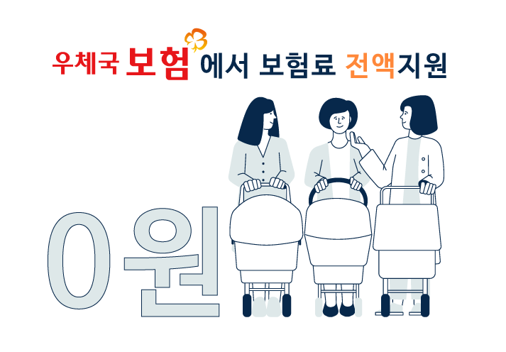 우체국 무료 태아보험 가입조건, 가입방법, 보장내용