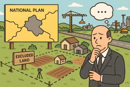 국책사업 예정지 수용 제외