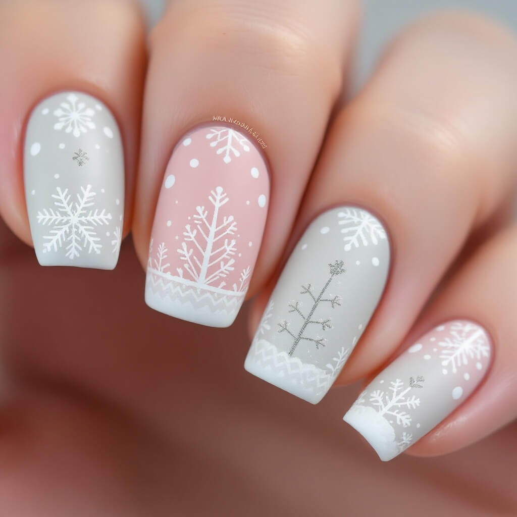 크리스마스 네일