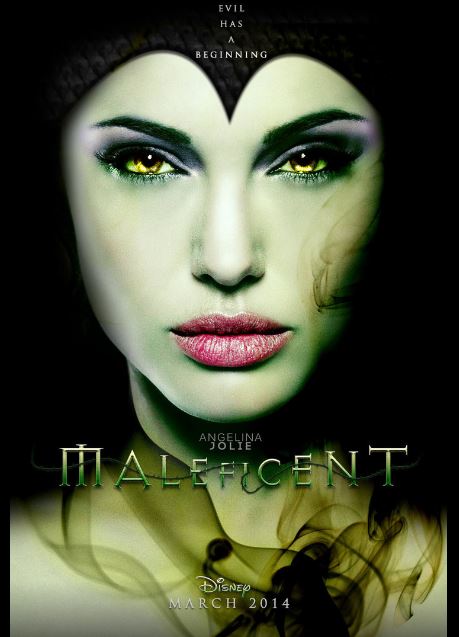 안젤리나 졸리 주연 영화 말레피센트 포스터.