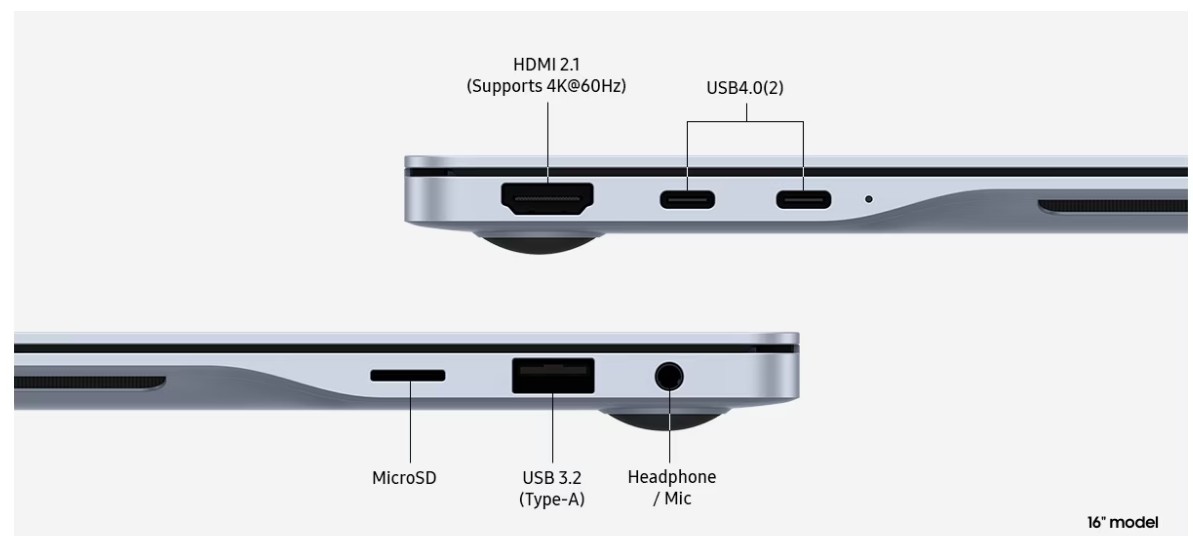 갤럭시 북4 엣지 포트