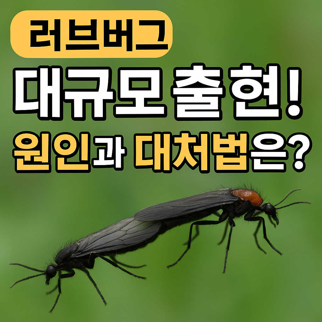 러브버그 많아진 원인과 대처방법 관련 사진