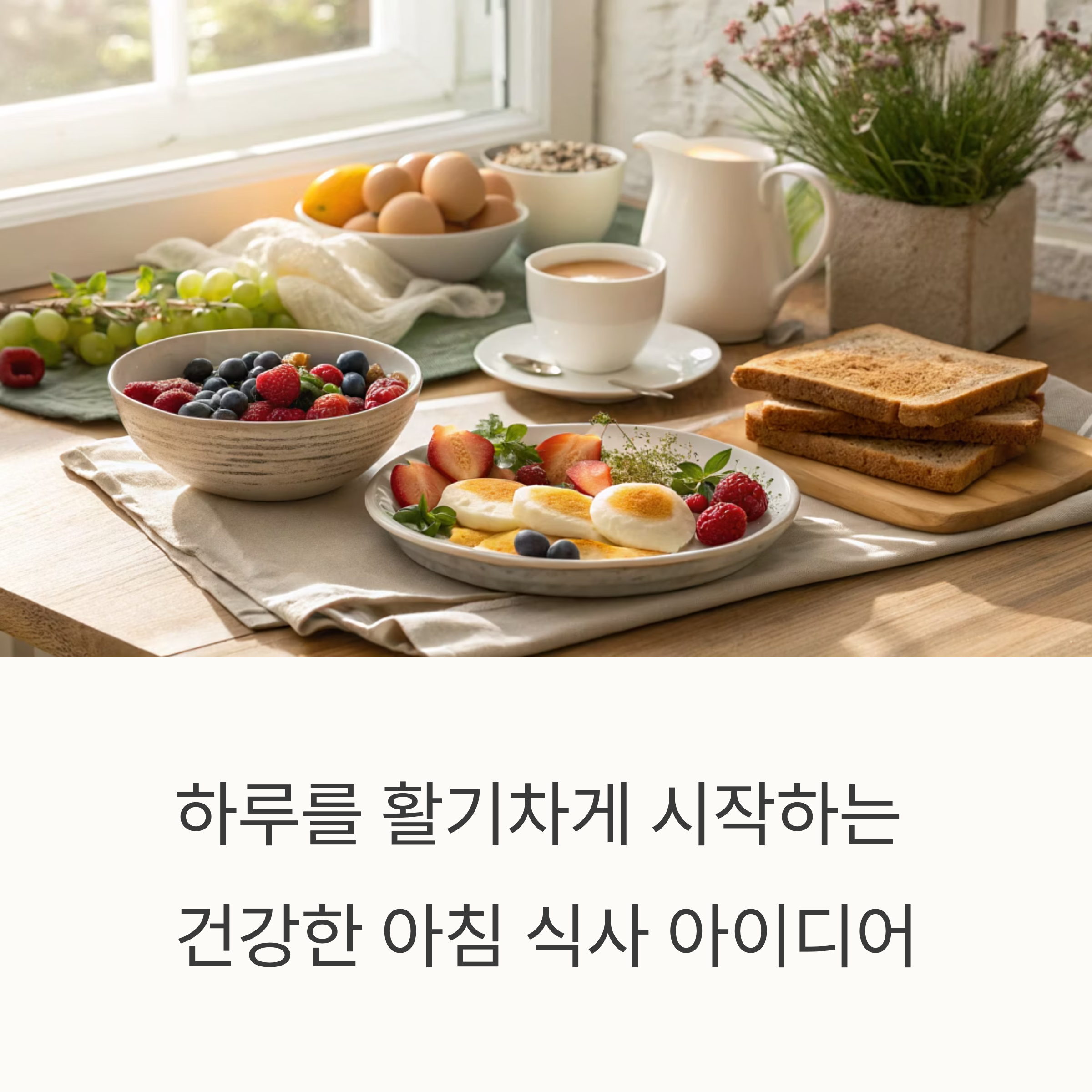 건강한 아침 식사