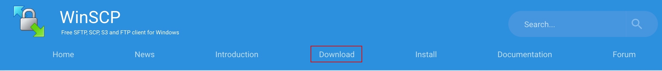 WinSCP 다운로드