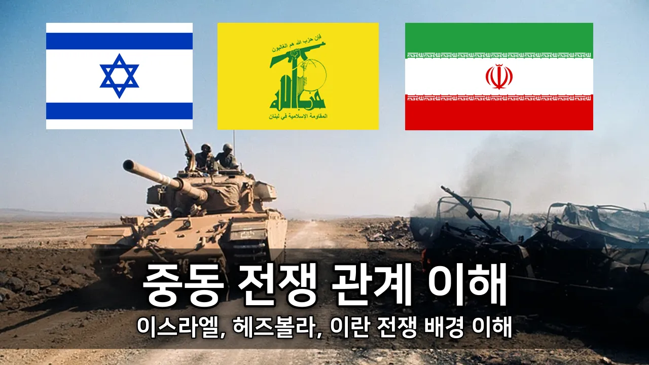 이스라엘, 헤즈볼라, 이란 전쟁 배경 이해 - 중동 전쟁 역학 관계